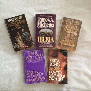 Five Vintage Classic Paperback Novels